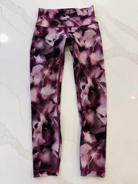 lululemon athletica Purple Floral-Print Leggings